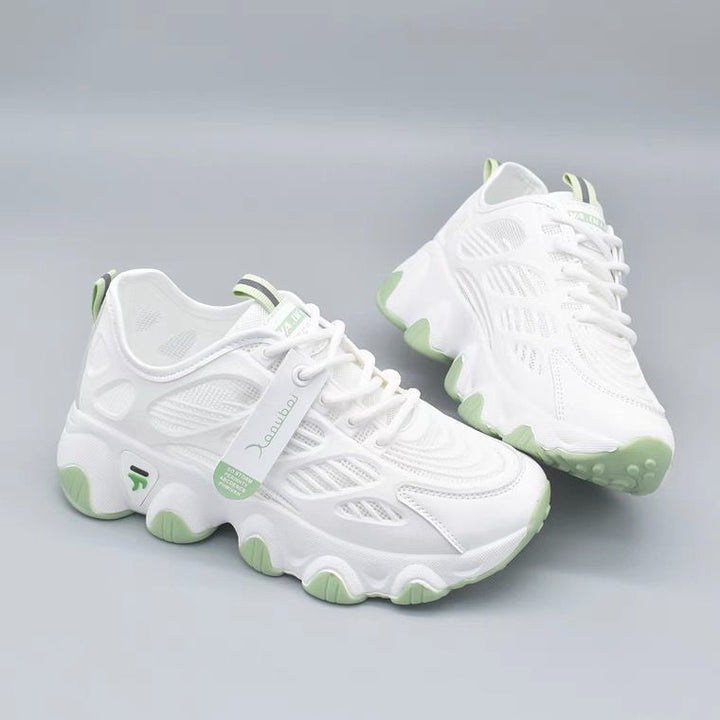 Ladies Sporty Sneakers with breathable mesh material and cushioned sole Mune Fashion