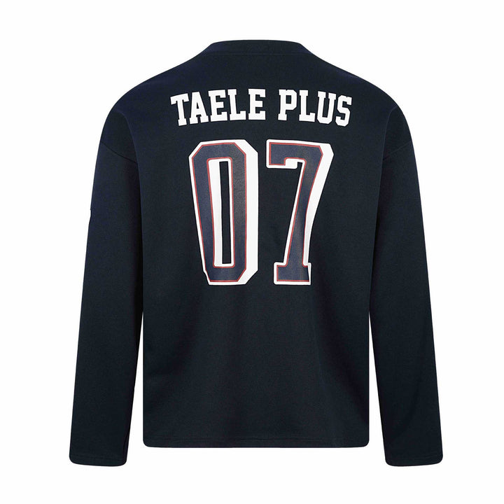 Unisex Sporty Oversized Hockey Jersey with Mesh Structure, Number Print and V Notch Collar Mune Fashion