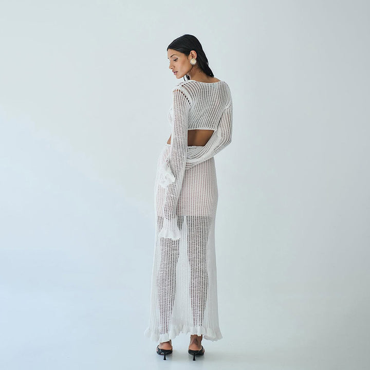 Ladies elegant and translucent beach set Mune Fashion