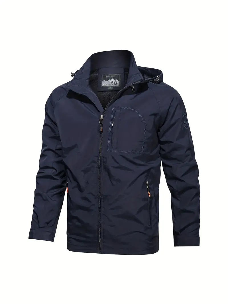 Men's functional jacket with high collar Mune Fashion