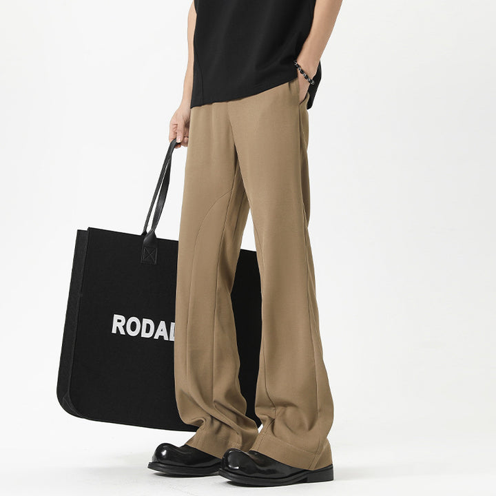 Men's Loose Fit Casual Fabric Pants Mune Fashion