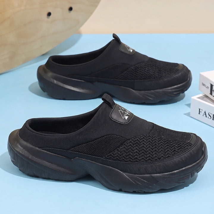 Unisex Slip-On Clog-Sneaker with thick profiled sole and breathable mesh upper Mune Fashion