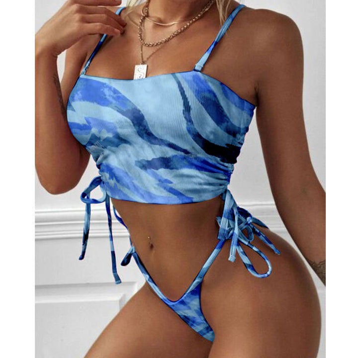 Women's Crop Top Bikini with Adjustable Straps Mune Fashion
