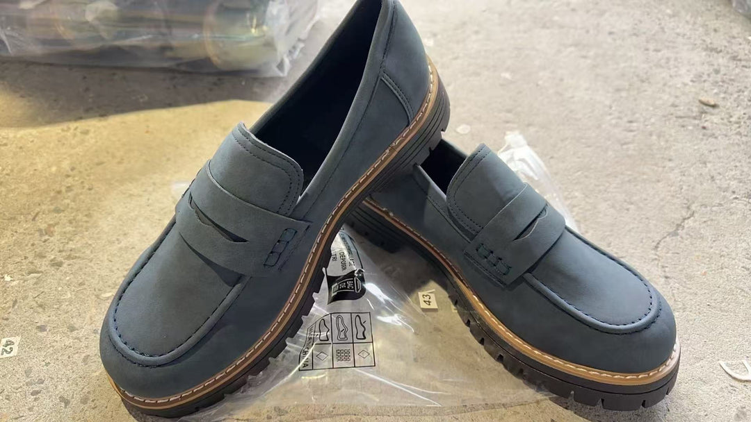 Women Robust Penny Loafer with profiled rubber sole Mune Fashion