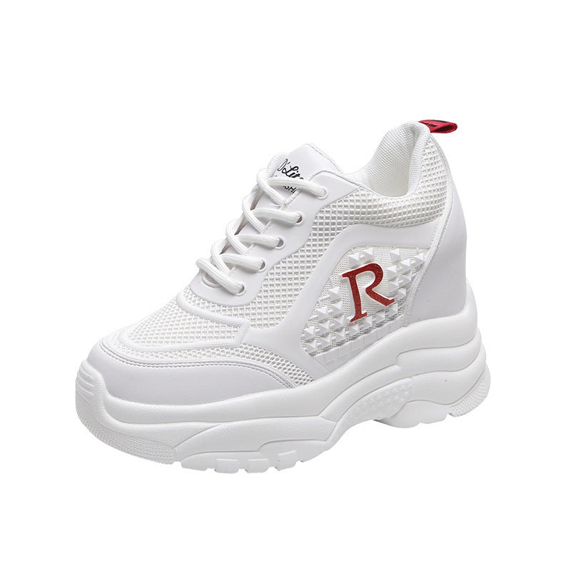 Women Chunky Sneakers with breathable mesh surface and lightweight comfort Mune Fashion