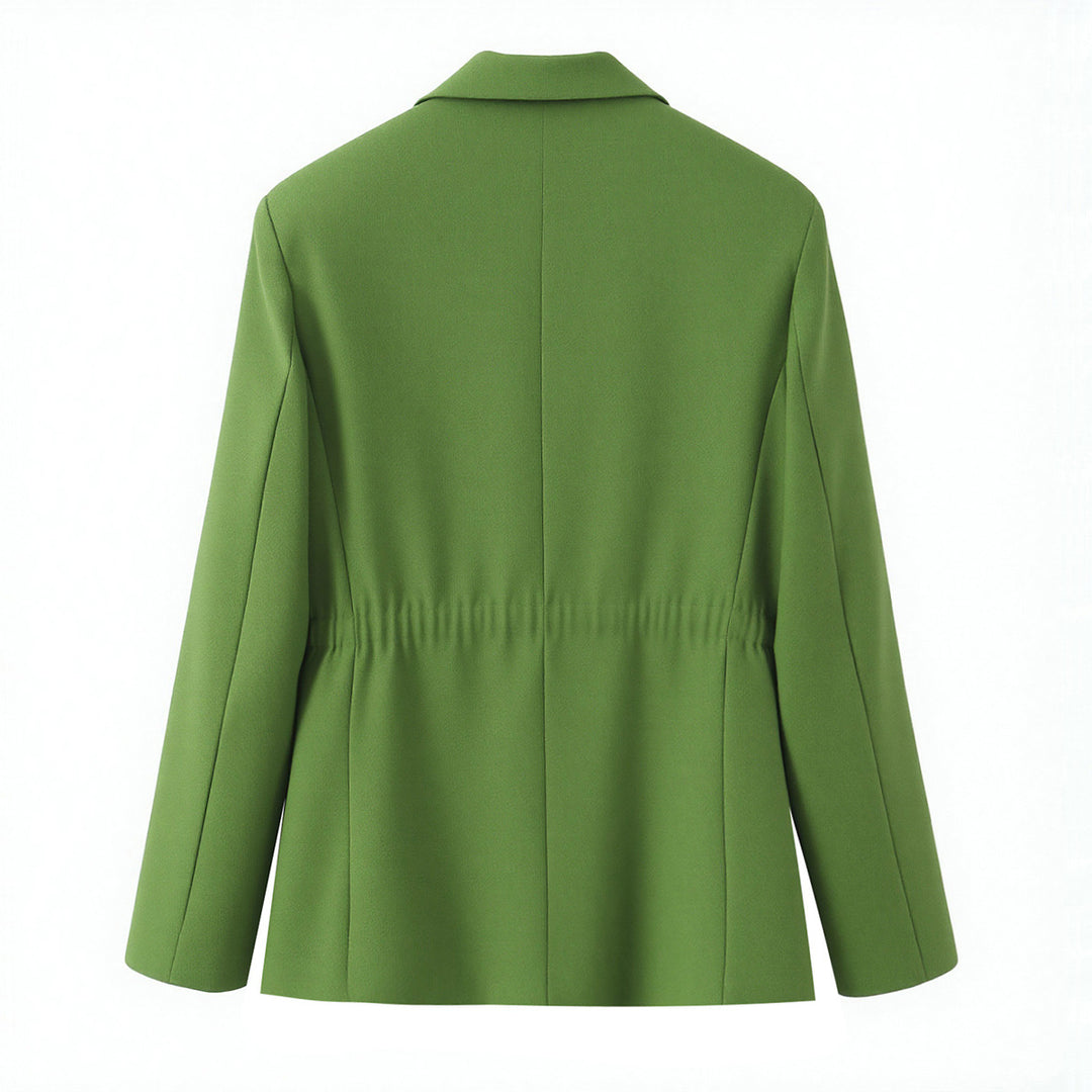 Women's two-piece tailored blazer set with figure-shaping jacket and high-waisted wide-leg pants Mune Fashion