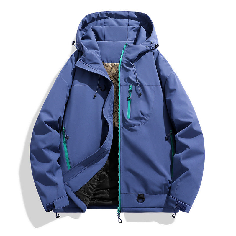 Men's nano technical hooded parka with windproof membrane, insulated inner lining and multifunctional pockets Mune Fashion
