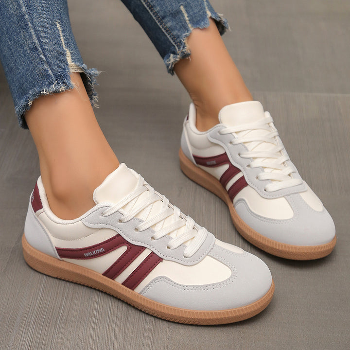 Women's Retro Sneaker with rubber sole, lightweight textile lining and comfort insole Mune Fashion