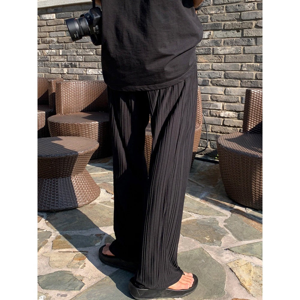 Men's Elegant Pleated Pants Mune Fashion