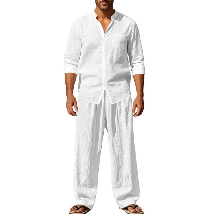Men's Airy Shirt and Pants Set Mune