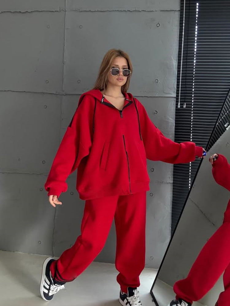 Women's Sporty Zip Hoodie Mune Fashion