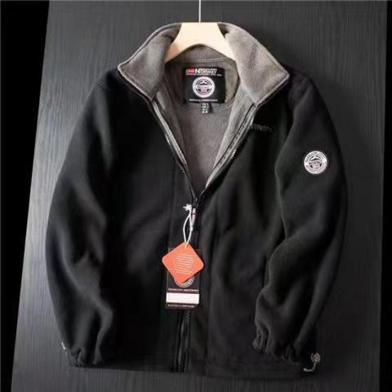 Men's Soft Fleece Jacket Mune Fashion