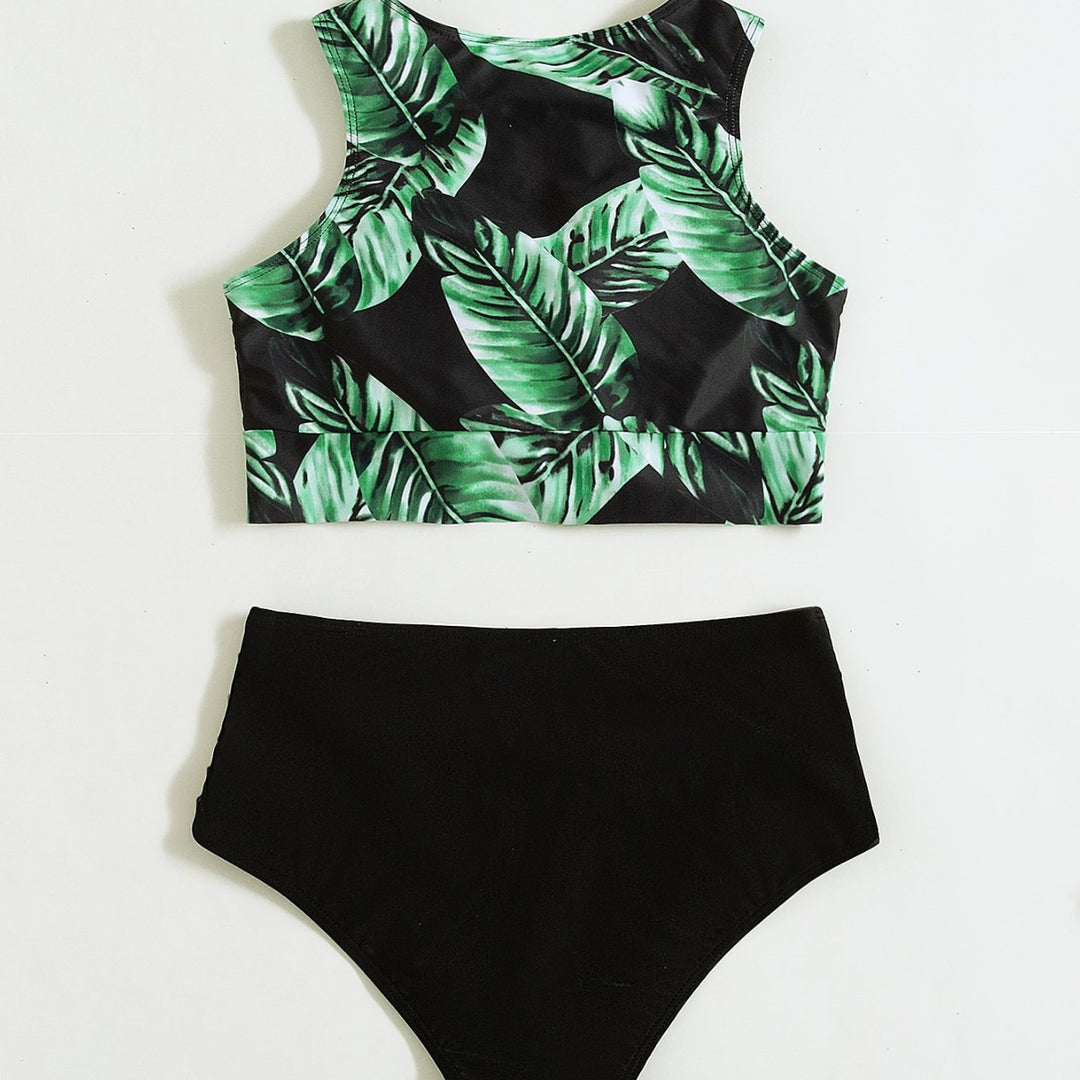 Women High-Cut Bikini with Knot-Style Top Mune Fashion