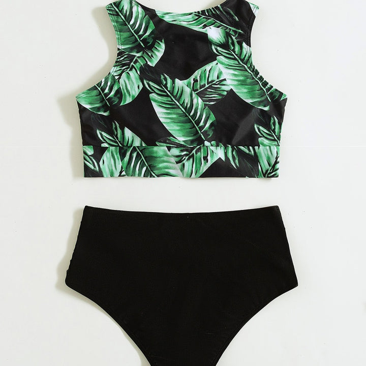 Women High-Cut Bikini with Knot-Style Top Mune Fashion