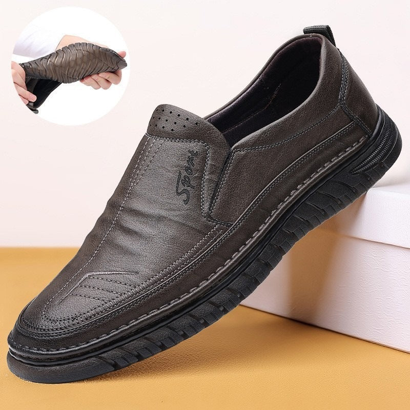 Men's Elegant and Comfortable Leather Moccasins Mune Fashion