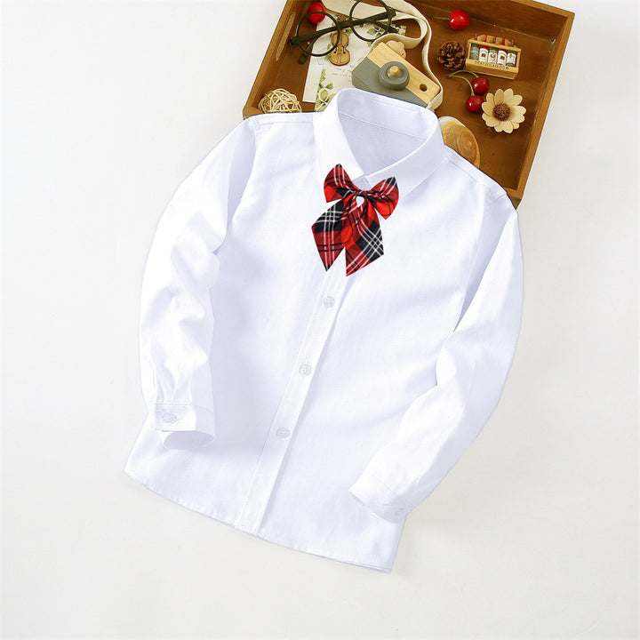Ladies stylish shirt with black bow tie Mune Fashion