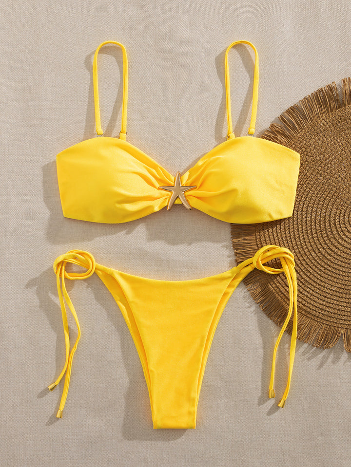 Women Bikini with padded top and adjustable side ties Mune Fashion