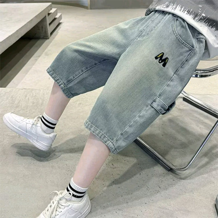 Unisex casual jogger shorts with deep pockets and exceptional embroidery Mune Fashion