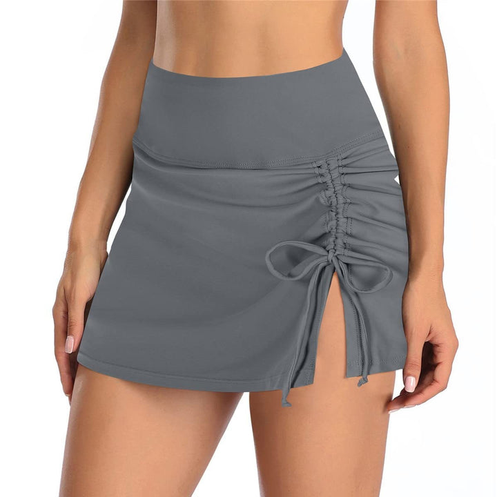 Women's wrap skirt with side gathering element Mune Fashion