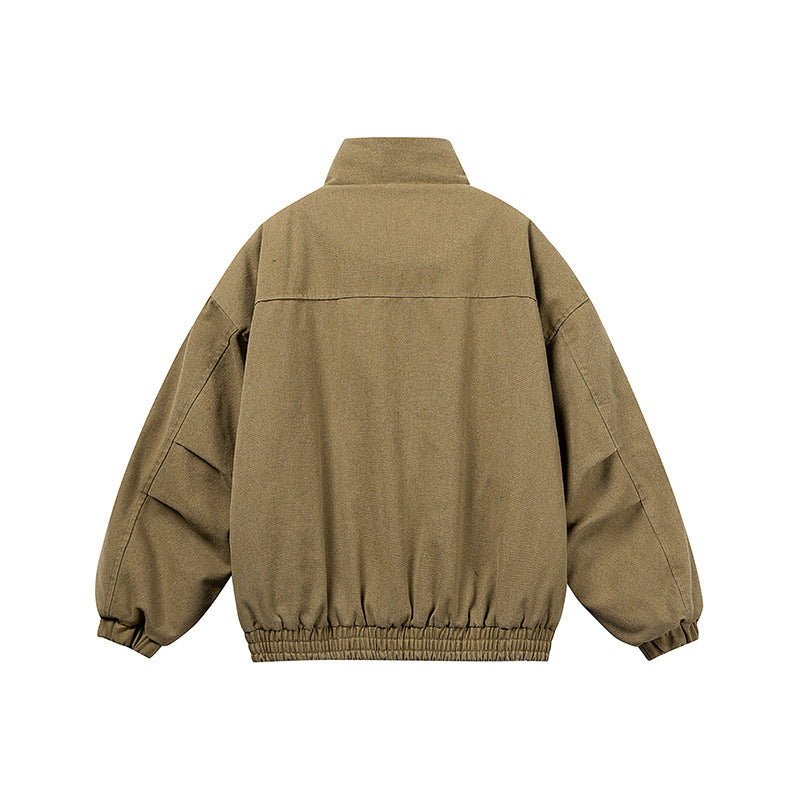 Unisex Boxy Denim Blouson with contrasting teddy lining and large flap pockets Mune Fashion