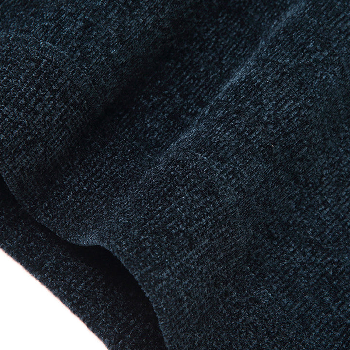 Men's fine knit thermal pullover with thermo fleece lining and slim fit Mune Fashion