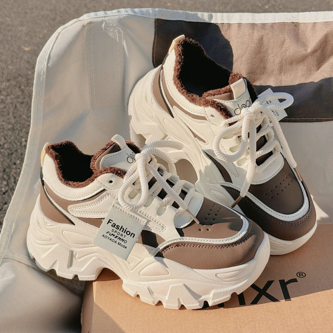 Women’s Sporty Chunky Sneakers with Soft Lining and High Comfort Mune Fashion