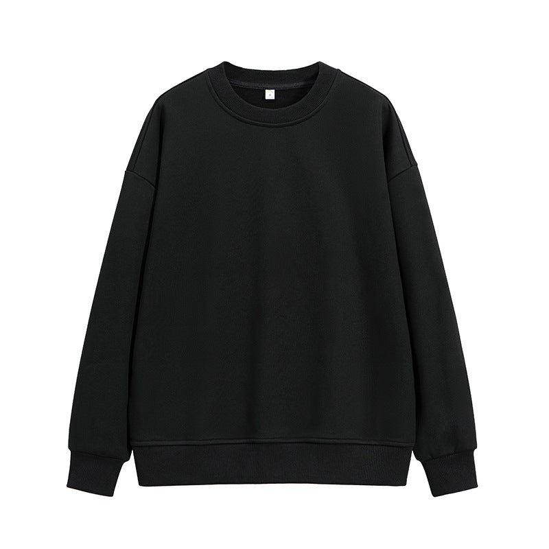 Unisex Oversize Crew Neck Sweatshirt made from heavy cotton blend with ribbed hem and raglan sleeves Drune