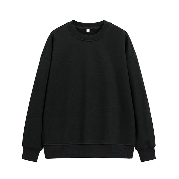 Unisex Oversize Crew Neck Sweatshirt made from heavy cotton blend with ribbed hem and raglan sleeves Drune