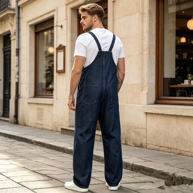 Men's Fashion Denim Overalls Mune Fashion