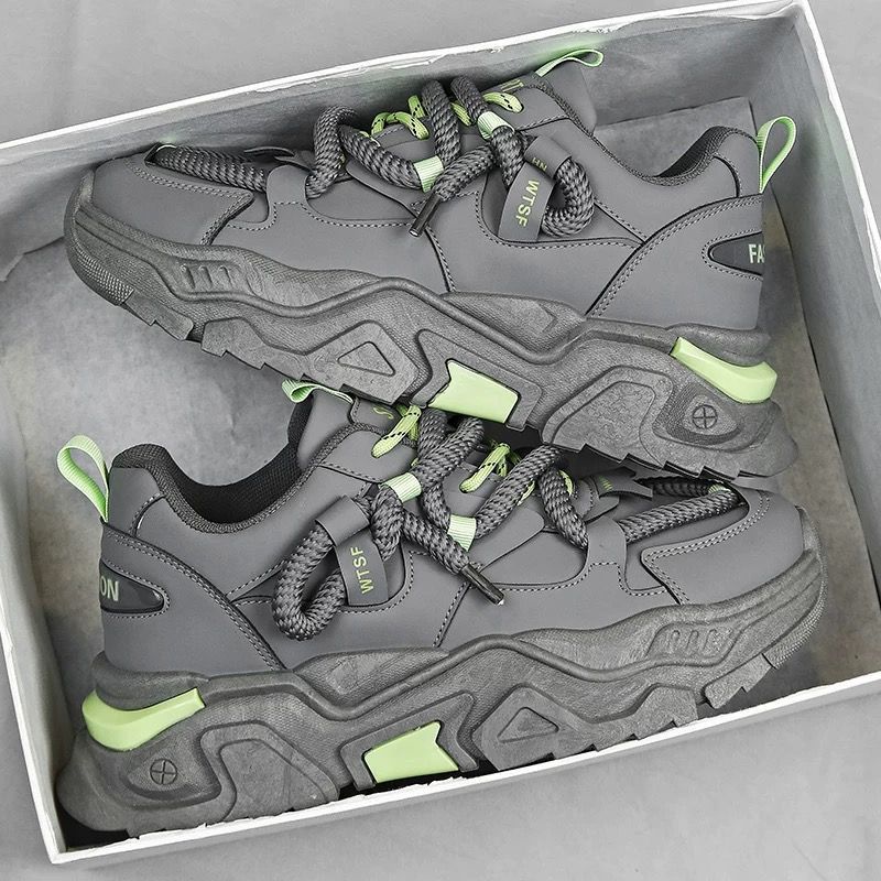 Women's Sporty Chunky Sneakers with Innovative Details Mune Fashion