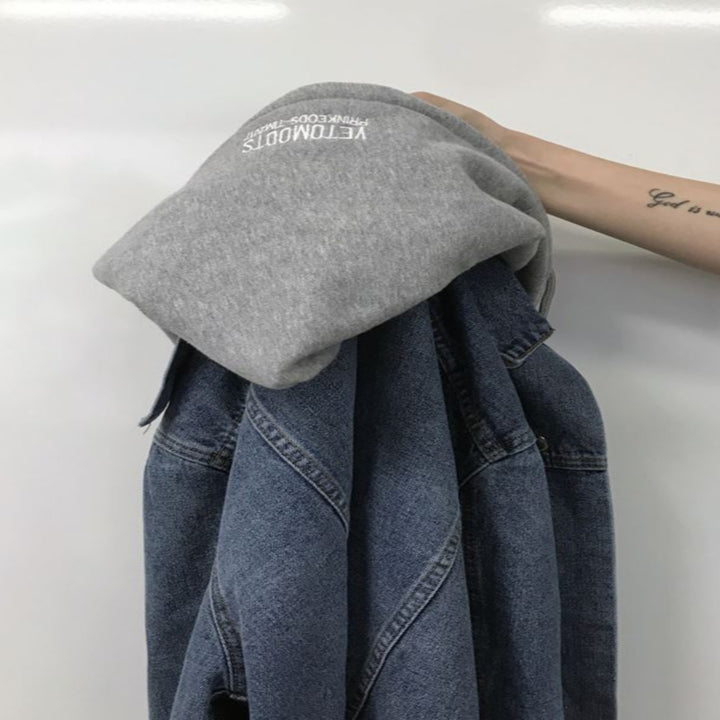 Women Oversized Denim Jacket Mune Fashion