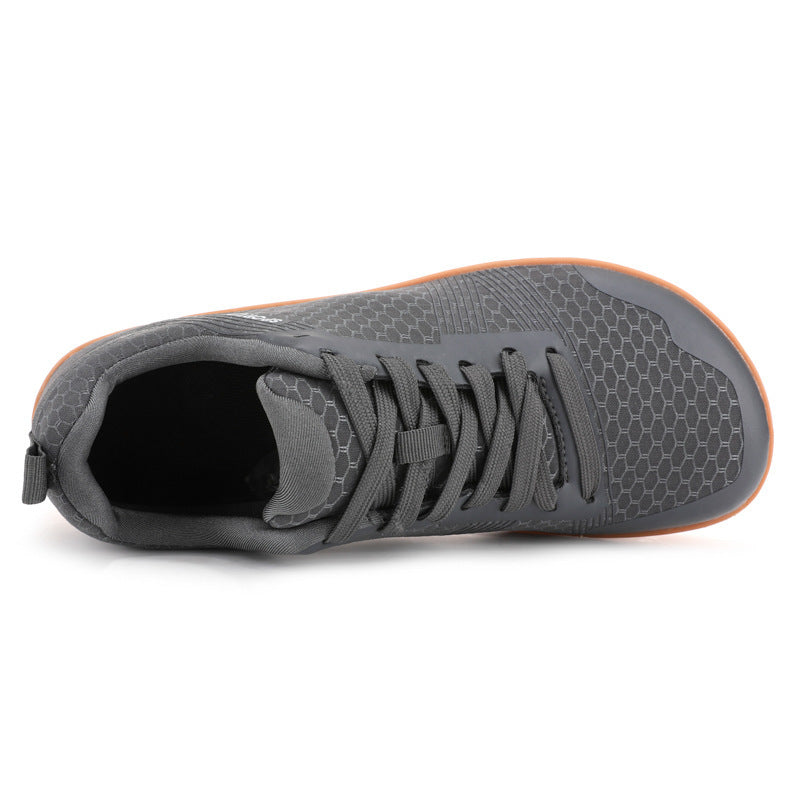 Men's low city sneakers with perforated mesh upper material, reinforced toe cap, and flexible outsole Mune Fashion