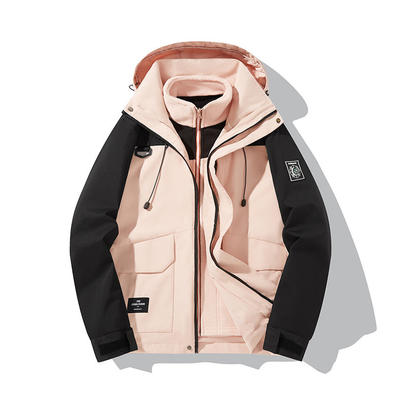 Men's Waterproof Outdoor Jacket with Hood Mune Fashion