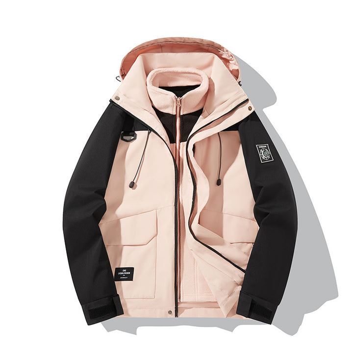 Men's Waterproof Outdoor Jacket with Hood Mune Fashion