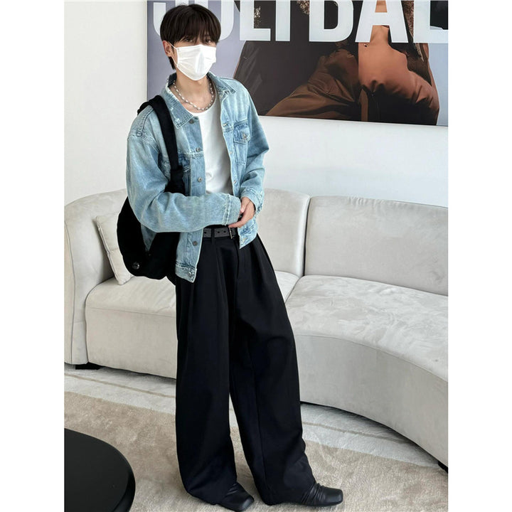Women's leather mules with square toe box and gathered shaft Mune Fashion