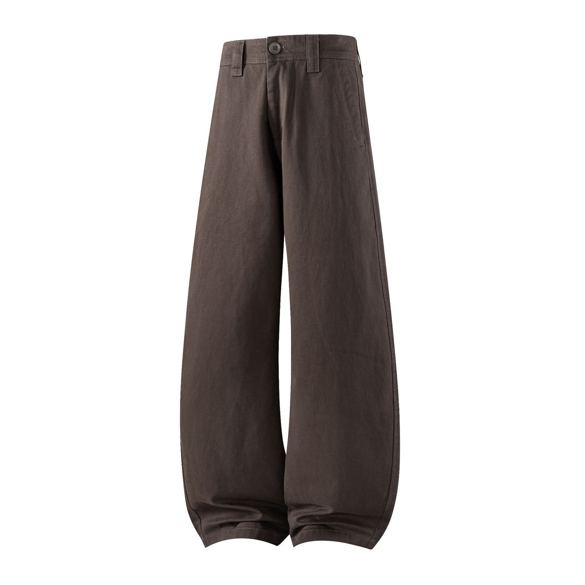 Ladies Extra Wide High-Waist Culotte Pants with Balloon Shaped Hem and High Waist Mune Fashion