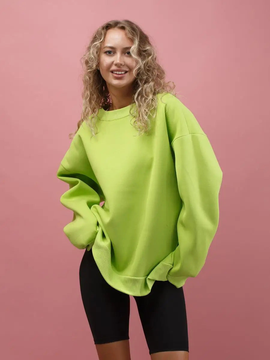 Women Oversized Comfort Sweatshirt Mune