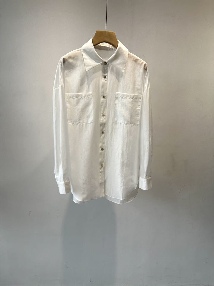 Women's Relaxed Fit Long Sleeve Shirt Mune Fashion