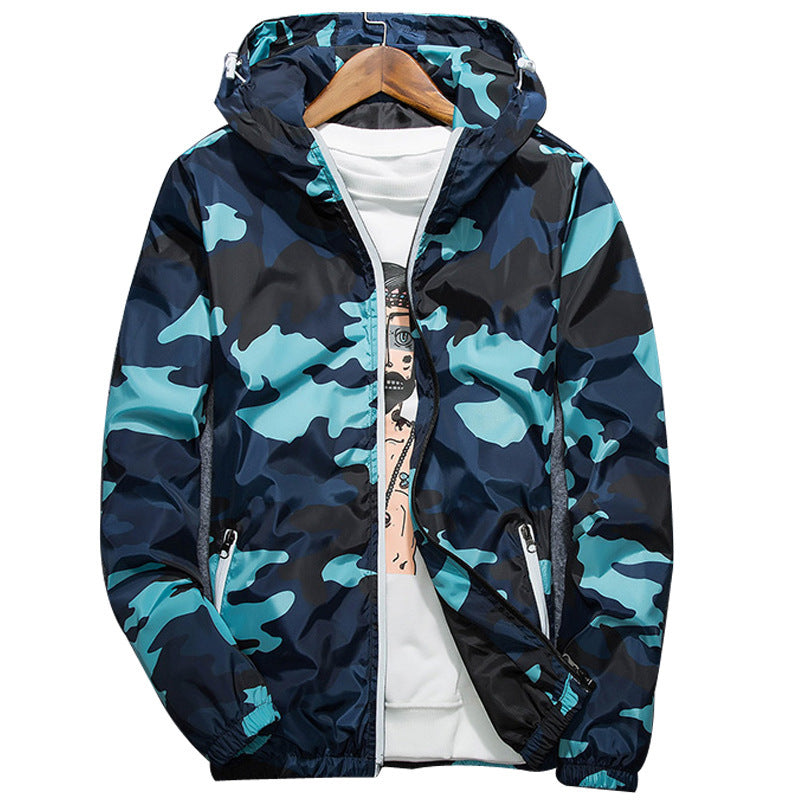 Men's Fashion Camouflage Pattern Transition Jacket Mune Fashion