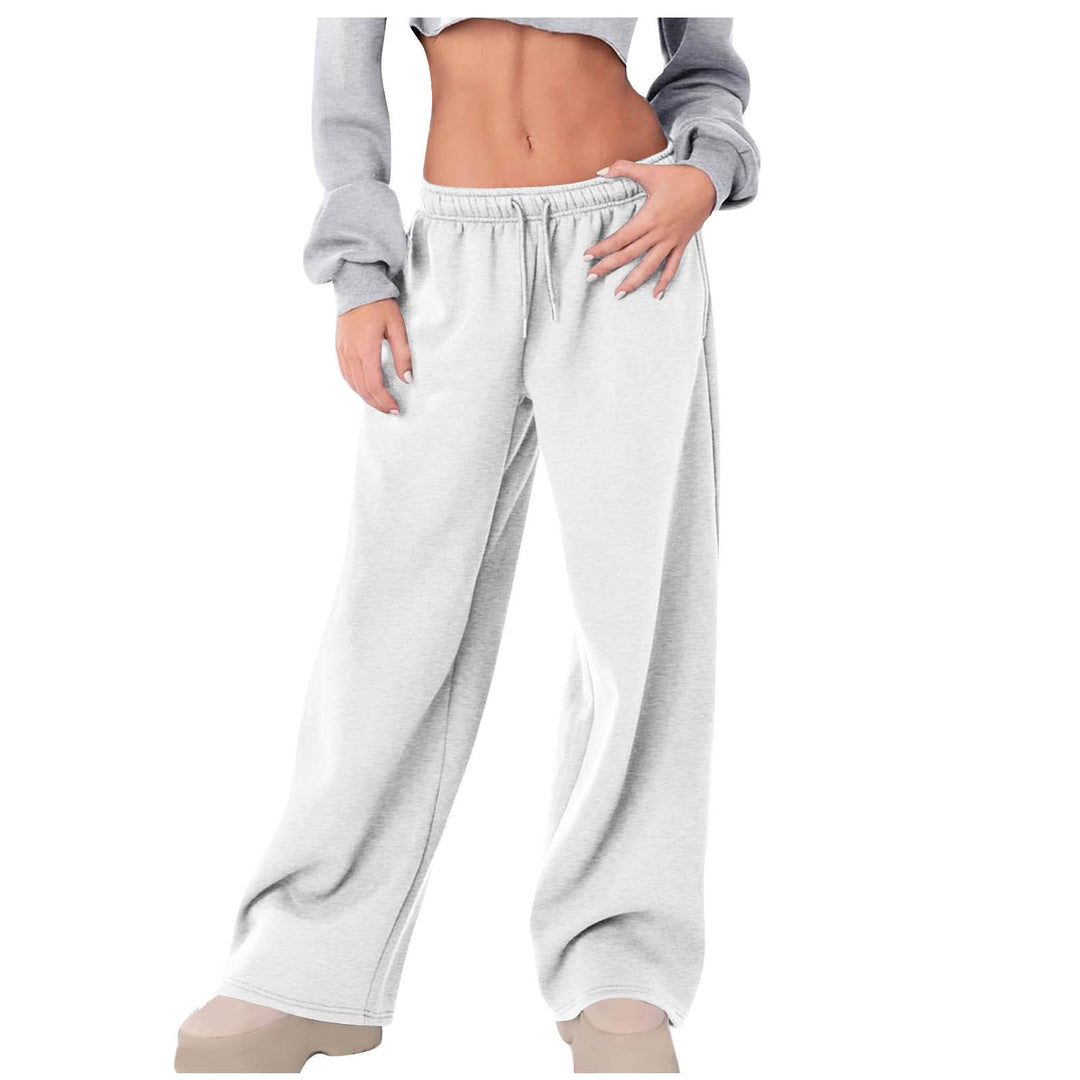 Women's wide High-Waist Relaxed Pants with drawstring and concealed side pockets Mune Fashion