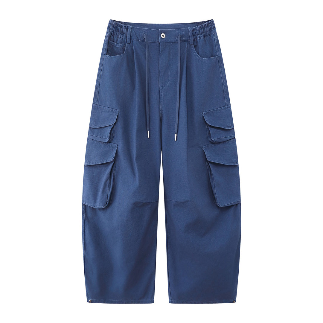 Ladies Utility Cargo Culotte with wide leg, elastic waistband and flap pockets Mune Fashion