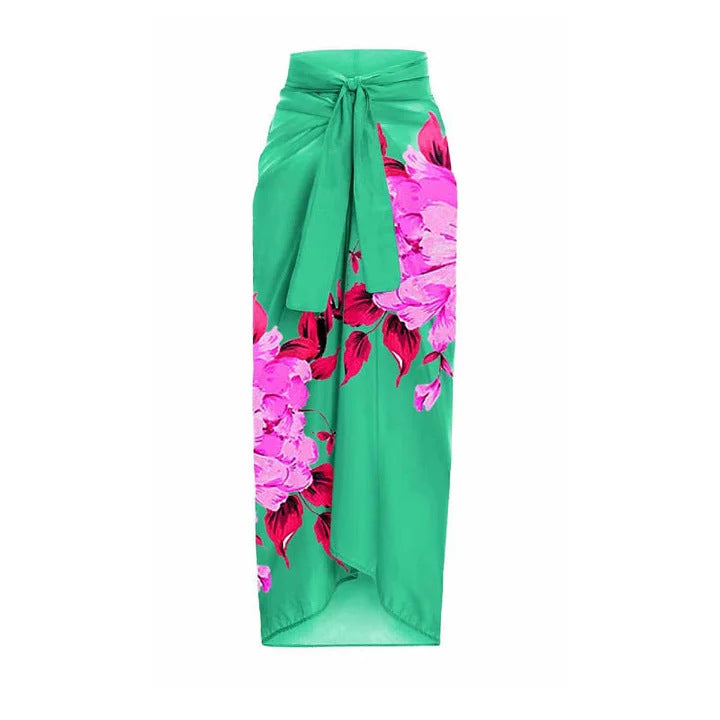 Women's Two-Piece Swimsuit with Floral Design Mune Fashion