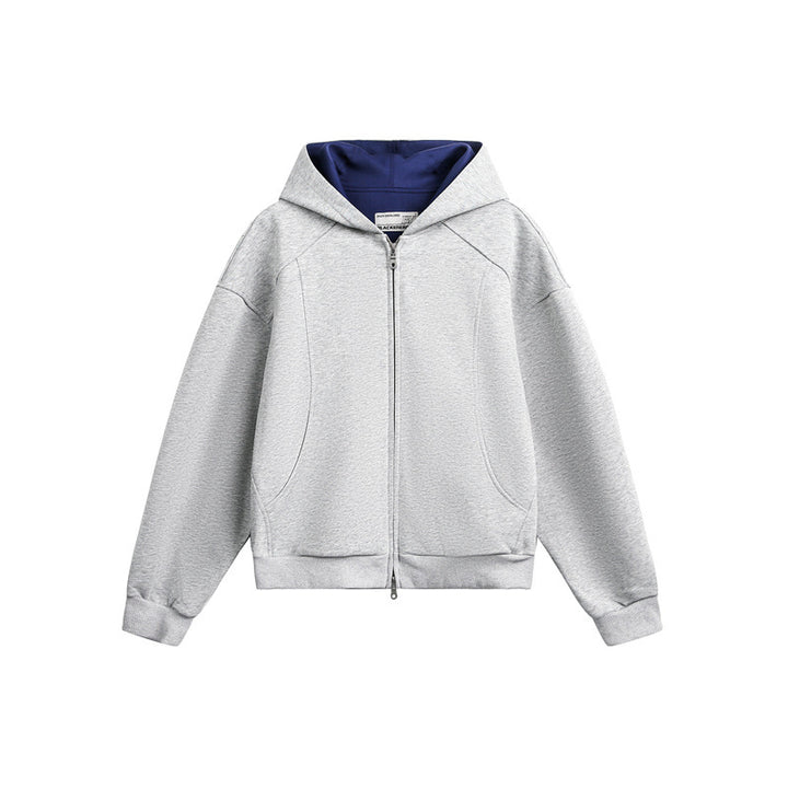 Unisex Oversize Hoodie Sweatshirt made of French Terry with raglan sleeves and two-way zipper Mune Fashion
