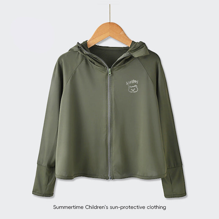 Ladies UV protection jacket with hood and soft material Mune Fashion