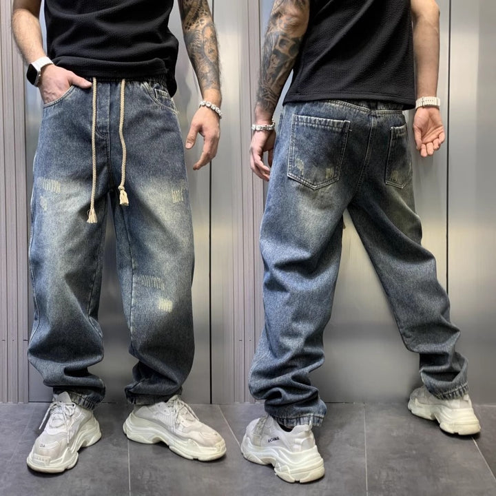 Men's Casual Baggy Jeans Mune Fashion