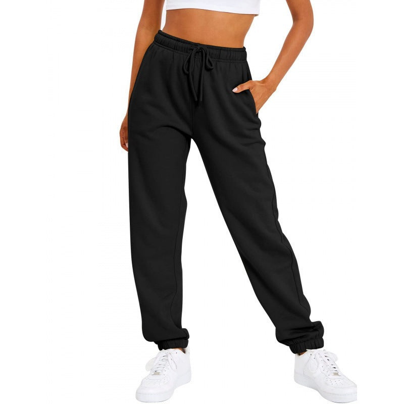 Women's casual joggers with high comfort waistband, adjustable drawstring, and deep side pockets Mune Fashion