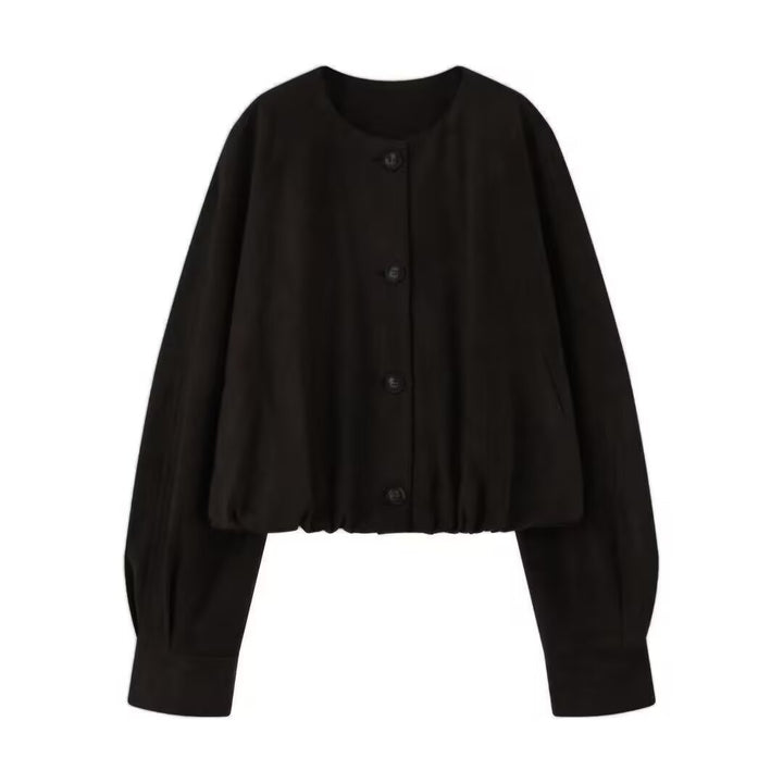 Women's Fashionable and Casual Suede Jacket