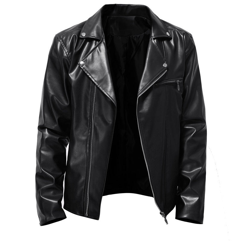 Men's Biker Jacket Made Of High-Quality Synthetic Leather Mune