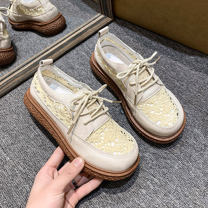 Women Comfortable Leisure Sneakers with Breathable Surface Structure Mune Fashion