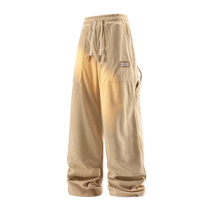 Women's Loose Casual Pants with Drawstring Mune Fashion